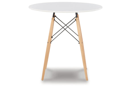 Jaspeni White/Natural Dining Table -  - Luna Furniture