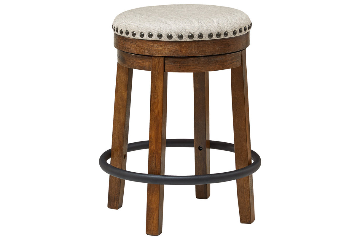 Valebeck Brown/Black Counter Height Stool from Ashley - Luna Furniture