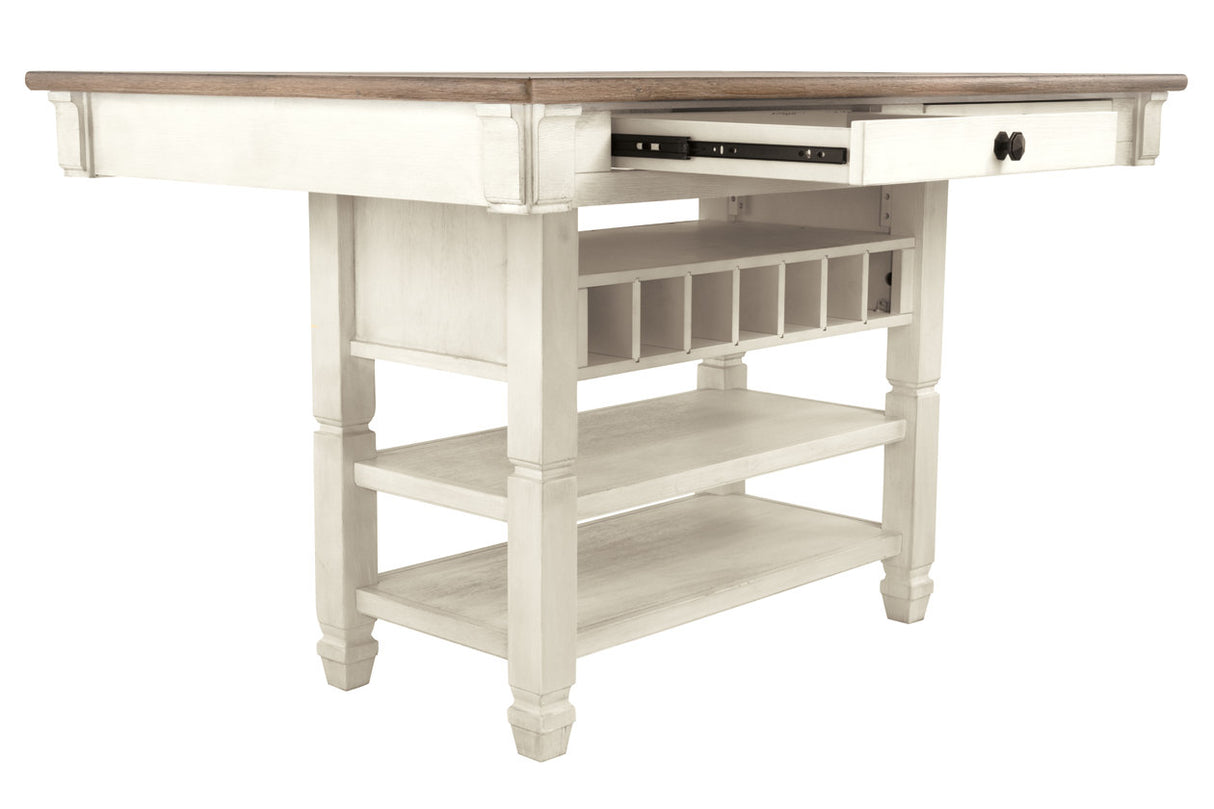 Bolanburg Antique White Counter Height Dining Table from Ashley - Luna Furniture