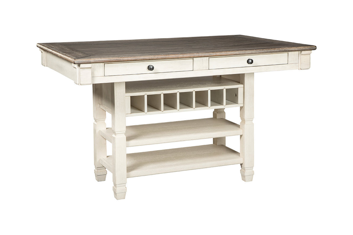 Bolanburg Antique White Counter Height Dining Table from Ashley - Luna Furniture