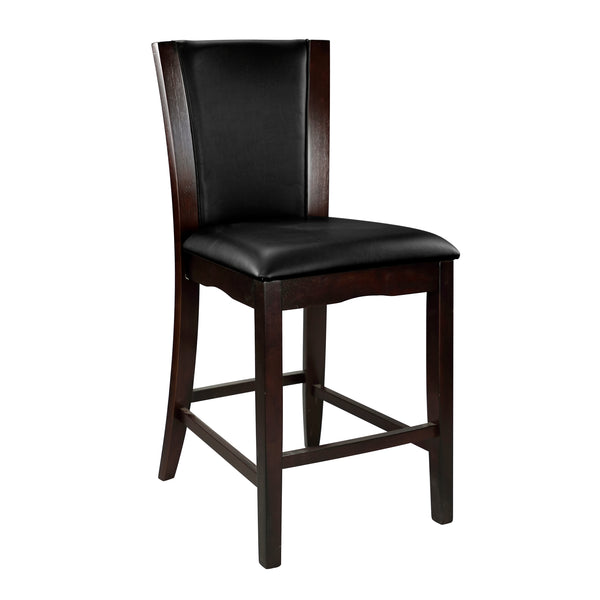 Daisy Espresso/Dark Brown Counter Height Chair, Set of 2