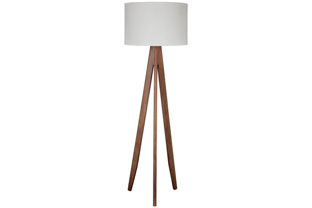 Dallson Brown Floor Lamp from Ashley - Luna Furniture