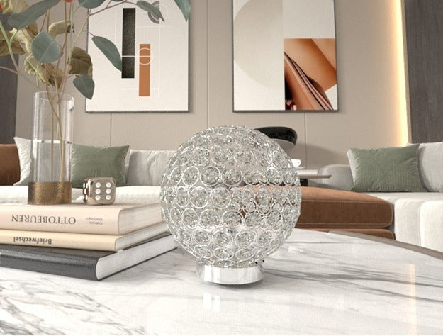 Dana Crystal Globe Table Lamp, Set of 2 from Crown Mark - Luna Furniture