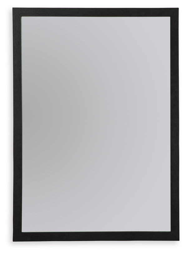 Danziar Black Bedroom Mirror (Mirror Only)