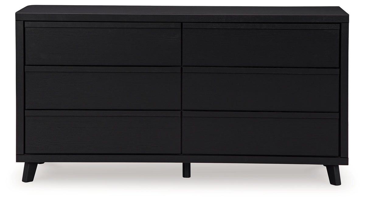 Danziar Black Dresser from Ashley Furniture - Luna Furniture