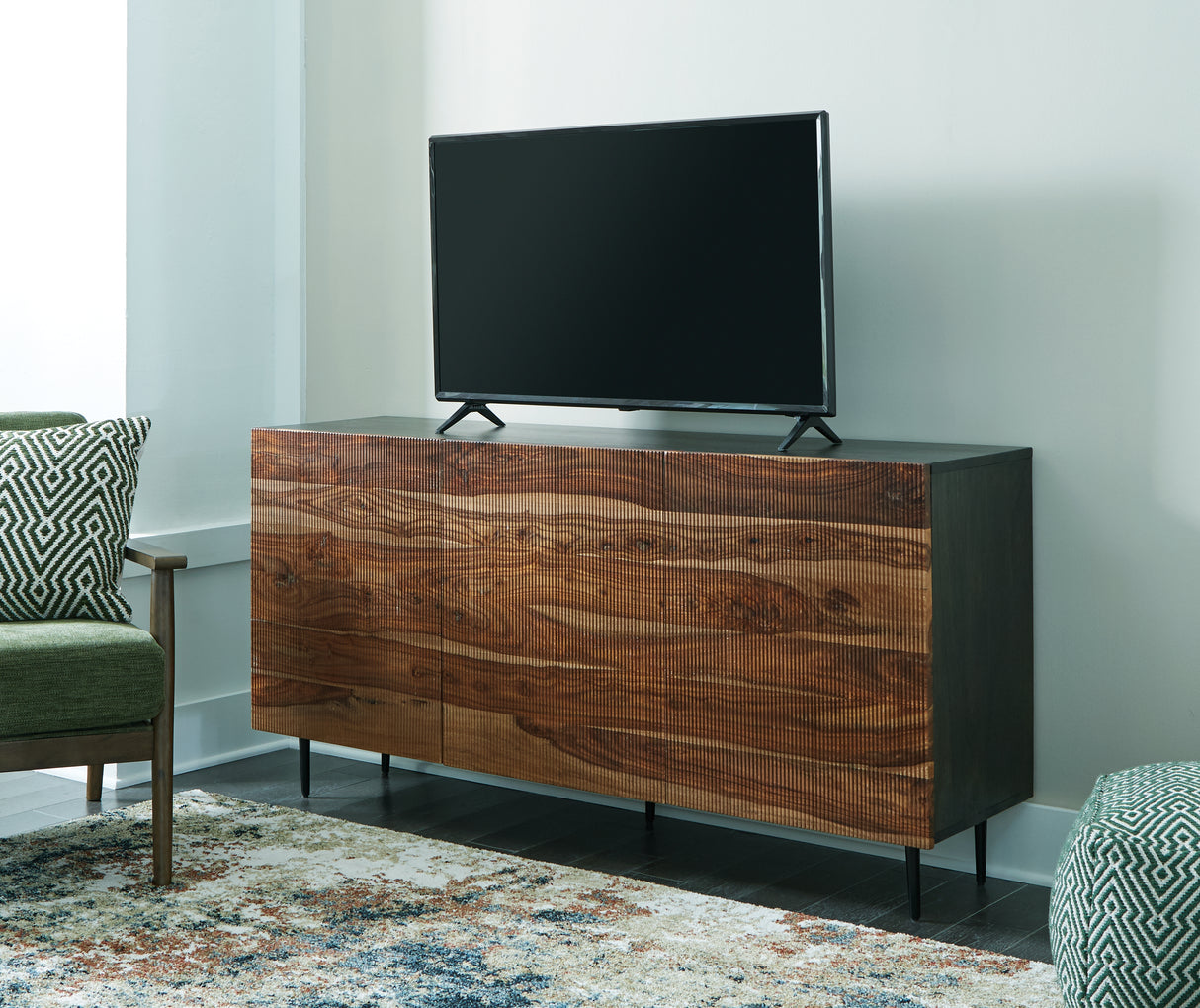 Darrey Natural/Brown Accent Cabinet from Ashley - Luna Furniture
