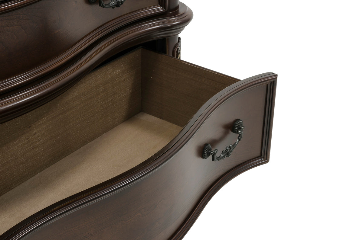 Deryn Park Cherry Poster Bedroom Set from Homelegance - Luna Furniture