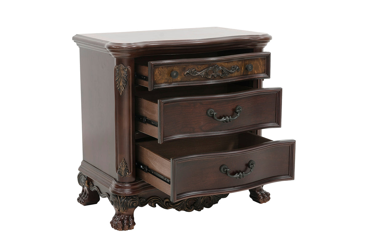 Deryn Park Cherry Poster Bedroom Set from Homelegance - Luna Furniture