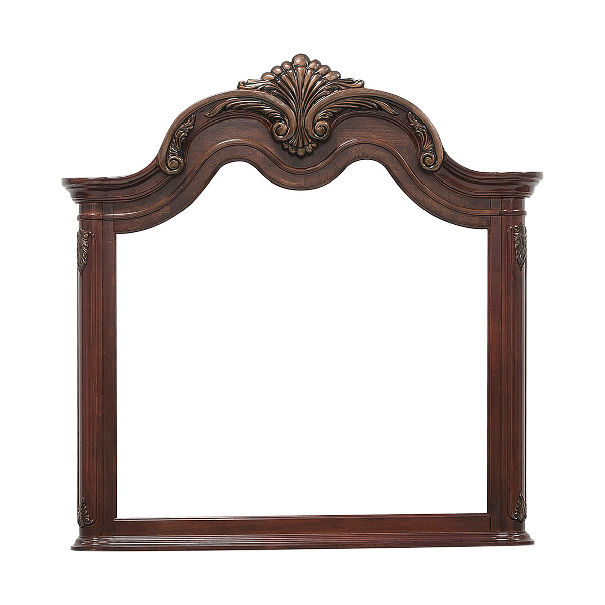 Deryn Park Cherry Sleigh Bedroom Set from Homelegance - Luna Furniture