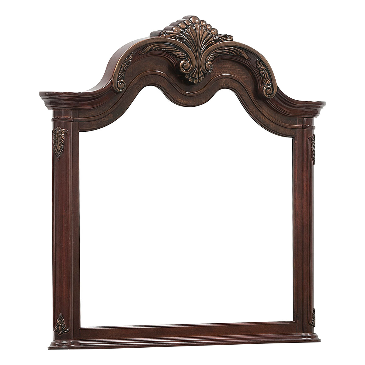Deryn Park Cherry Sleigh Bedroom Set from Homelegance - Luna Furniture