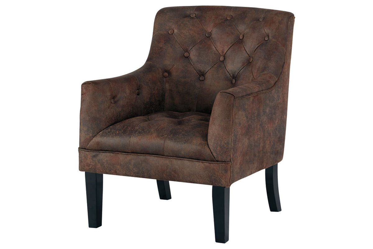 Drakelle Mahogany Accent Chair from Ashley Furniture - Luna Furniture