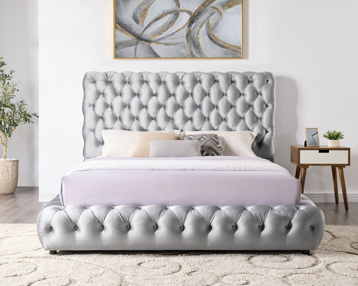 Dream Gray Queen Platform Bed from Happy Homes - Luna Furniture