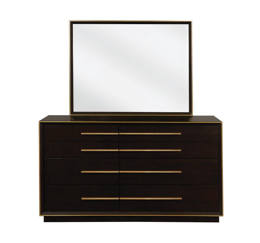 Durango Smoked Peppercorn Mirror (Mirror Only) from Coaster - Luna Furniture