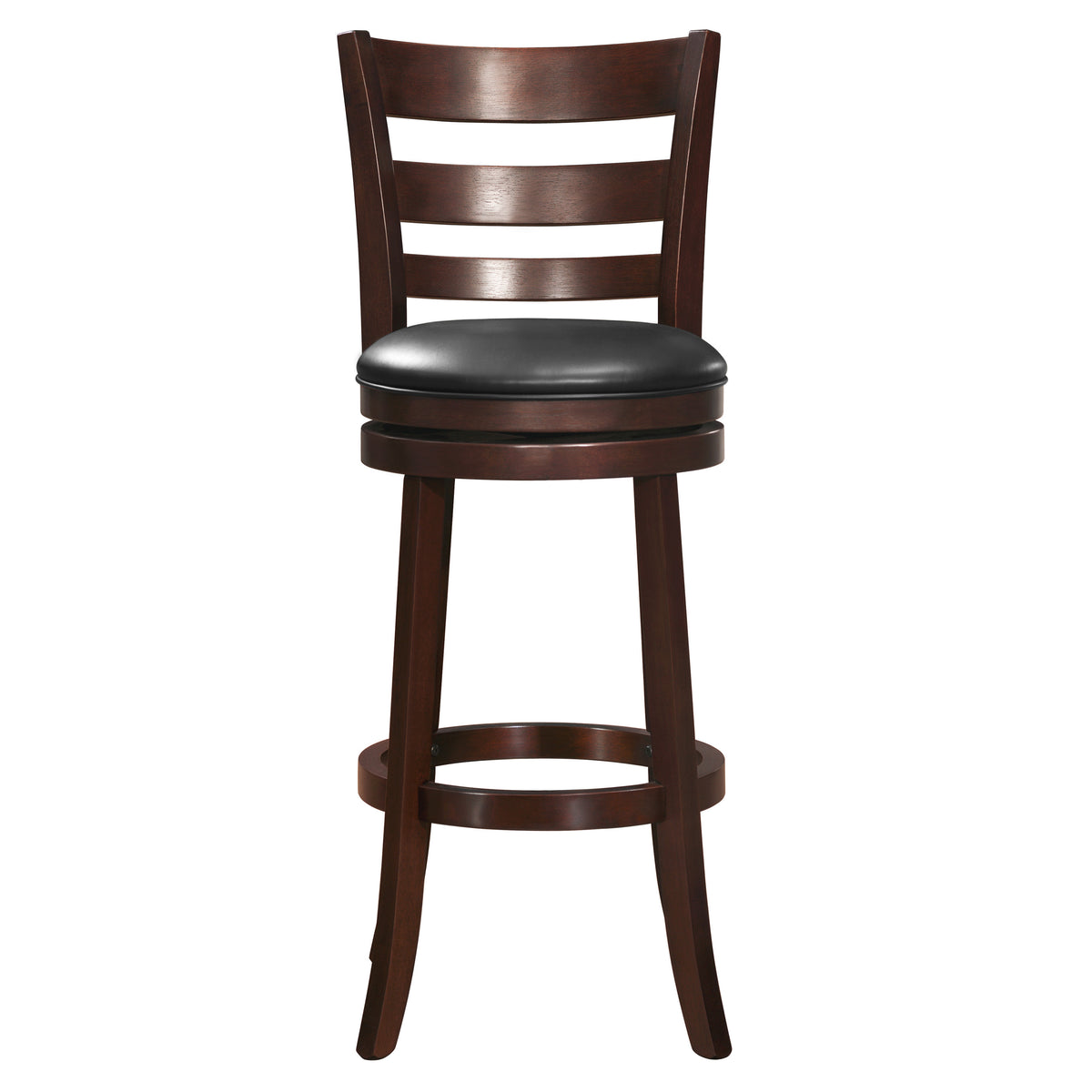 Edmond Dark Cherry Swivel Pub Height Chair from Homelegance - Luna Furniture