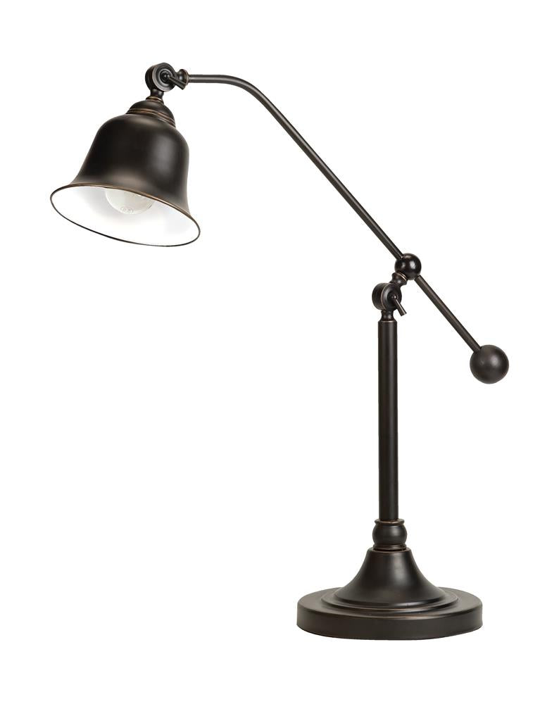 Eduardo Dark Bronze Bell Shade Table Lamp from Coaster - Luna Furniture