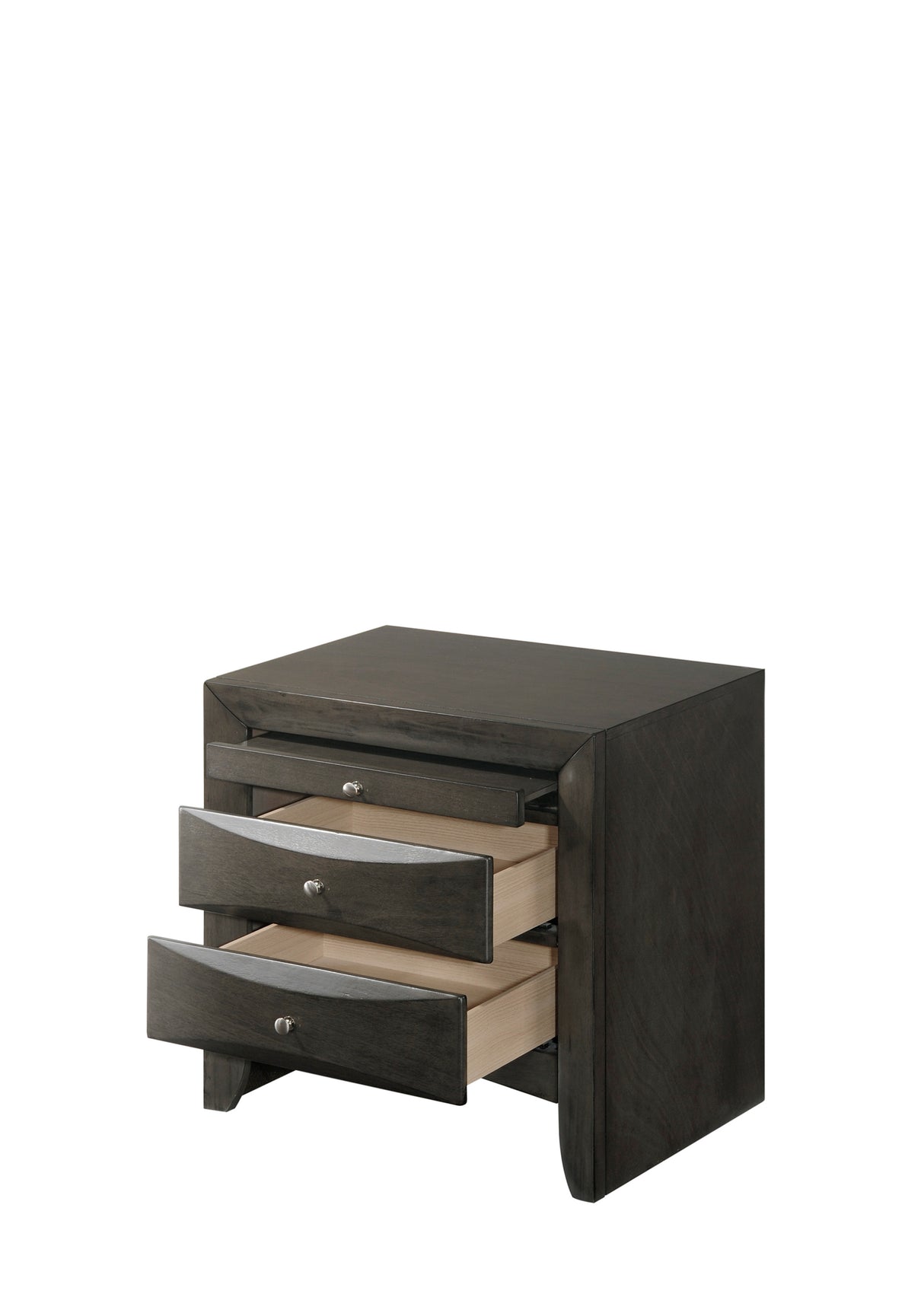 Emily Gray Nightstand from Crown Mark - Luna Furniture