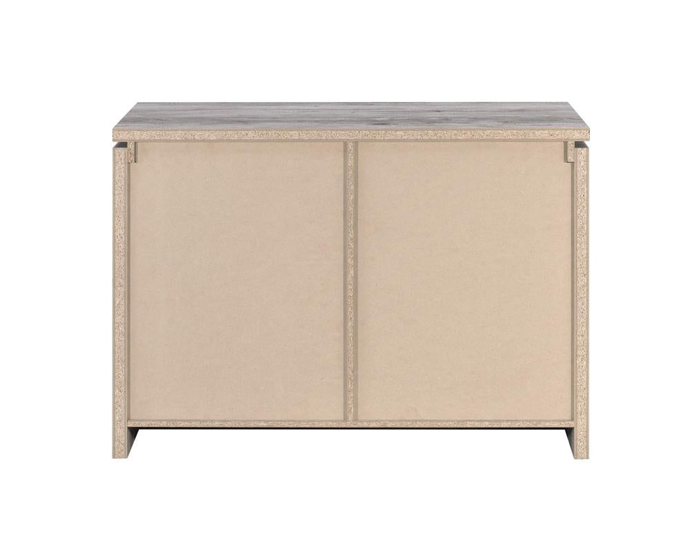 Enoch Gray Driftwood 2-Door Accent Cabinet from Coaster - Luna Furniture