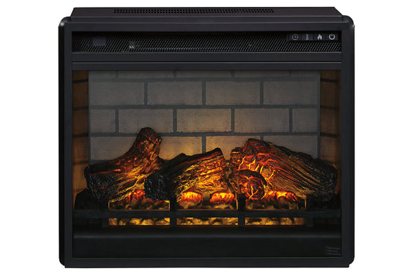 Entertainment Accessories Black Electric Infrared Fireplace Insert
