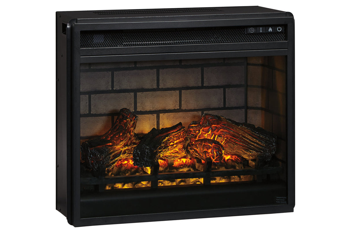 Entertainment Accessories Black Electric Infrared Fireplace Insert from Ashley - Luna Furniture