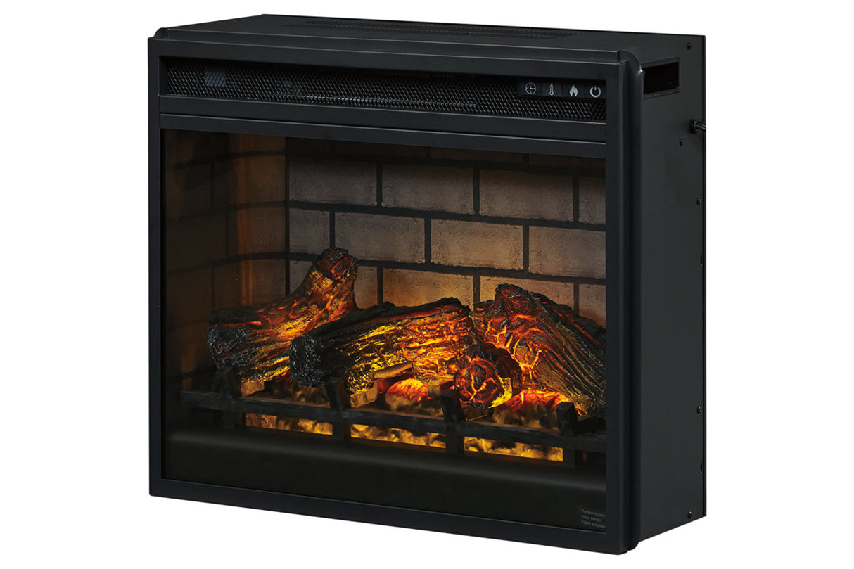 Entertainment Accessories Black Electric Infrared Fireplace Insert from Ashley - Luna Furniture