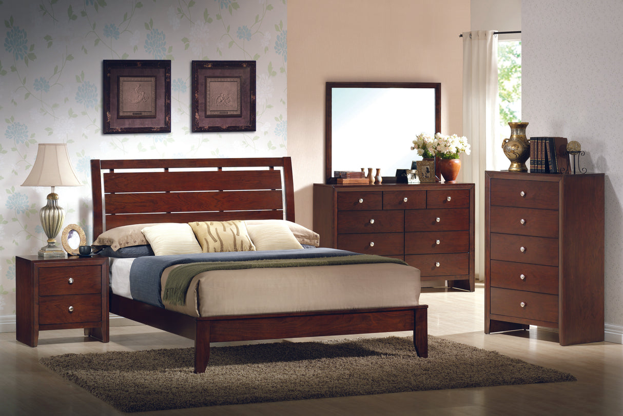 Evan Cherry Bedroom Mirror (Mirror Only) from Crown Mark - Luna Furniture