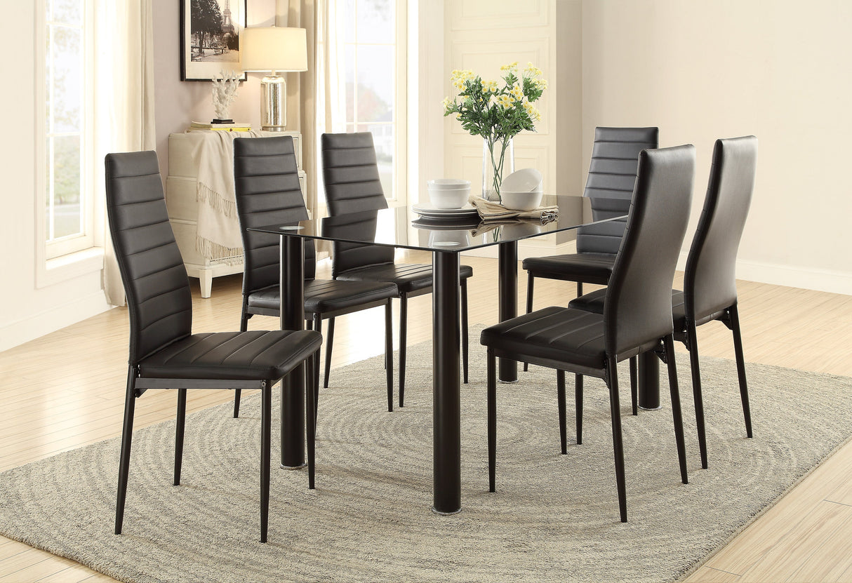 Florian Black Dining Table from Homelegance - Luna Furniture