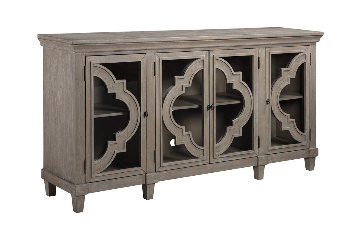 Fossil Ridge Gray Accent Cabinet from Ashley - Luna Furniture