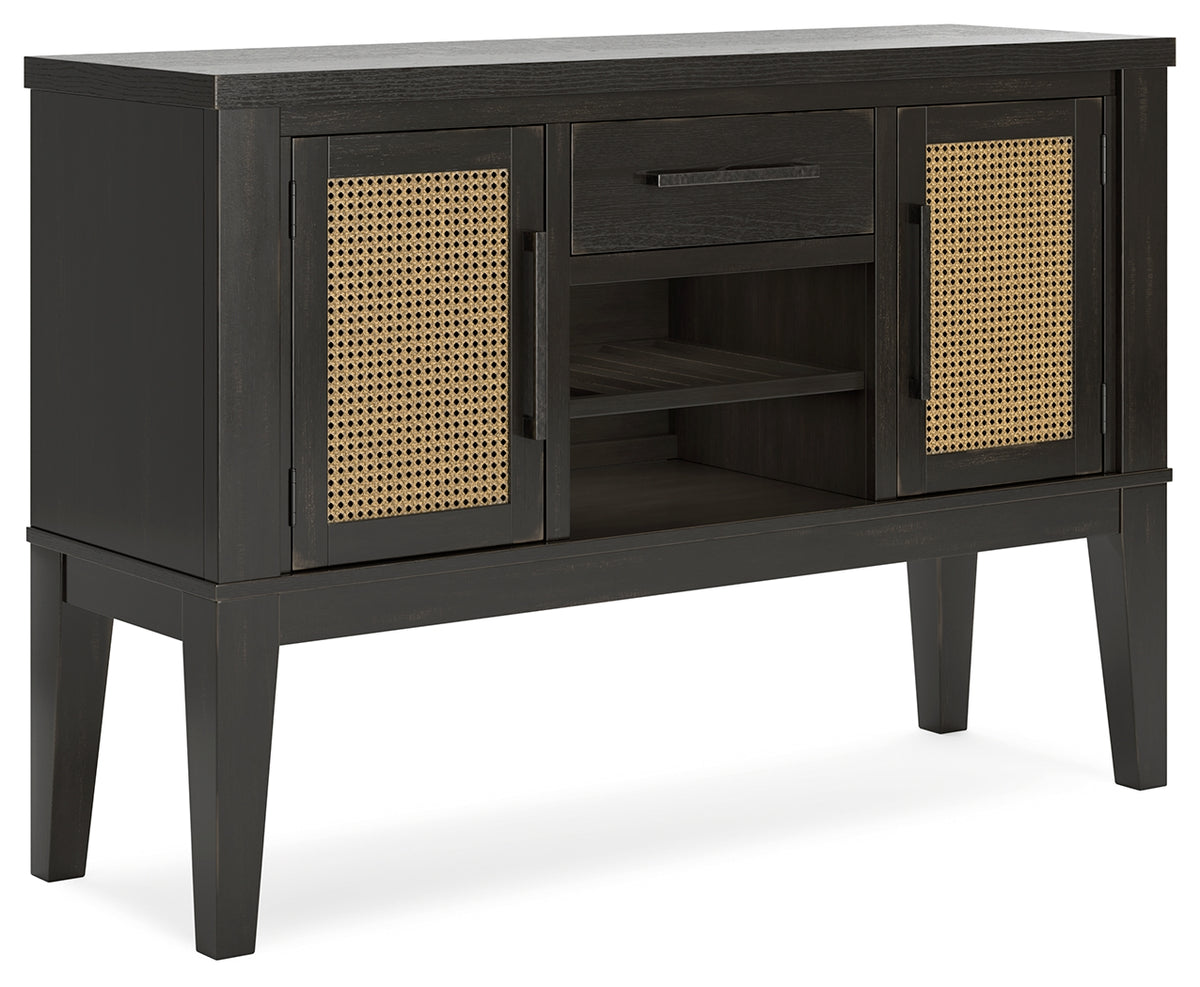 Galliden Black Dining Server from Ashley - Luna Furniture