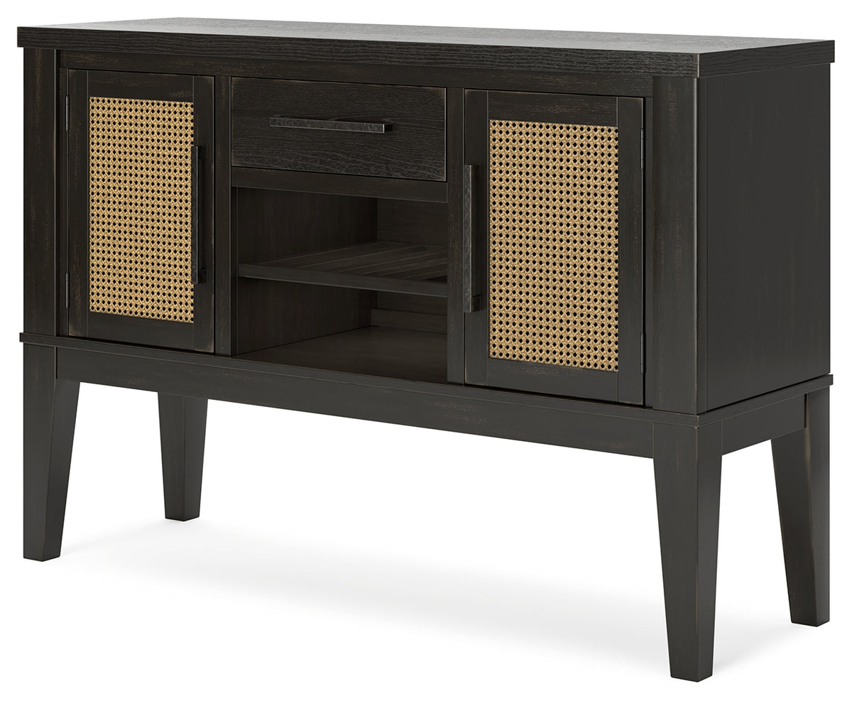 Galliden Black Dining Server from Ashley - Luna Furniture