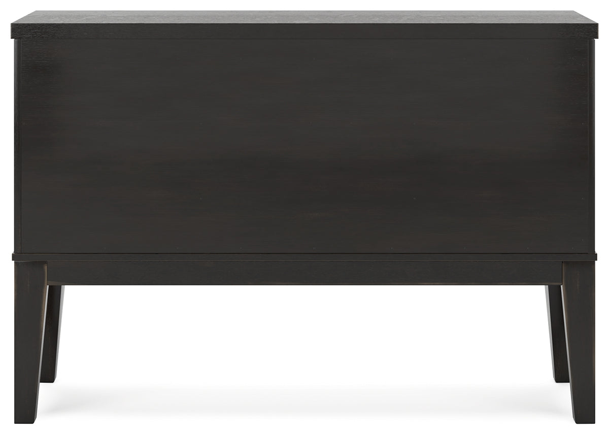 Galliden Black Dining Server from Ashley - Luna Furniture