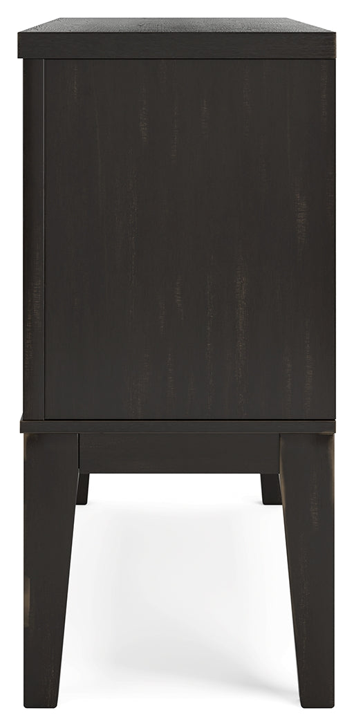 Galliden Black Dining Server from Ashley - Luna Furniture