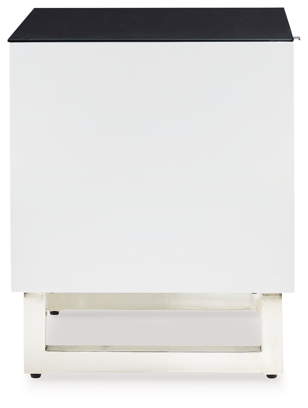 Gardoni White/Black End Table from Ashley - Luna Furniture