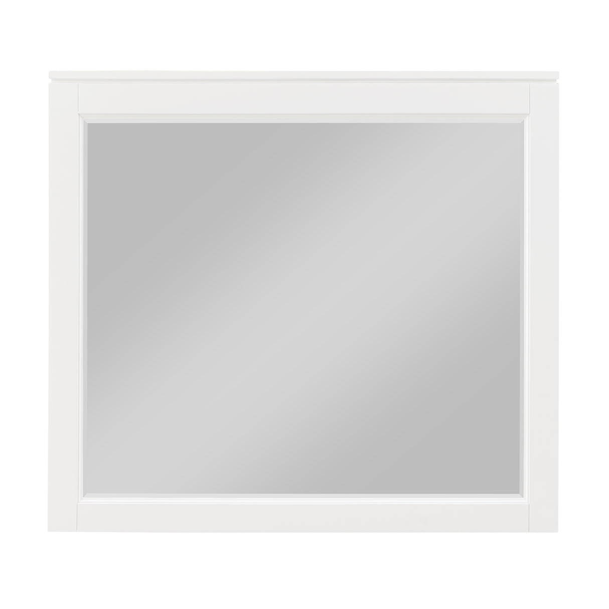 Garretson White Mirror (Mirror Only) from Homelegance - Luna Furniture