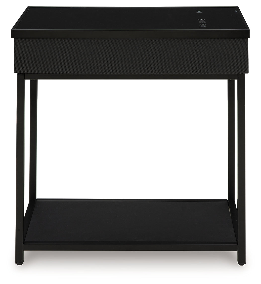 Gemmet Black Accent Table from Ashley - Luna Furniture