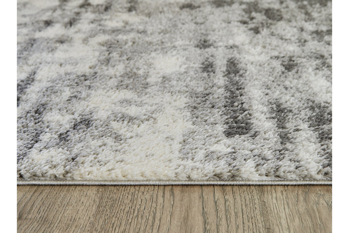 Gerdie Cream/Gray Medium Rug from Ashley Furniture - Luna Furniture