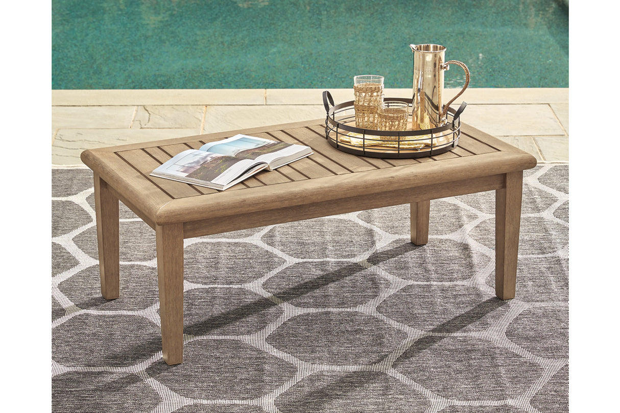 Gerianne Grayish Brown Coffee Table from Ashley - Luna Furniture