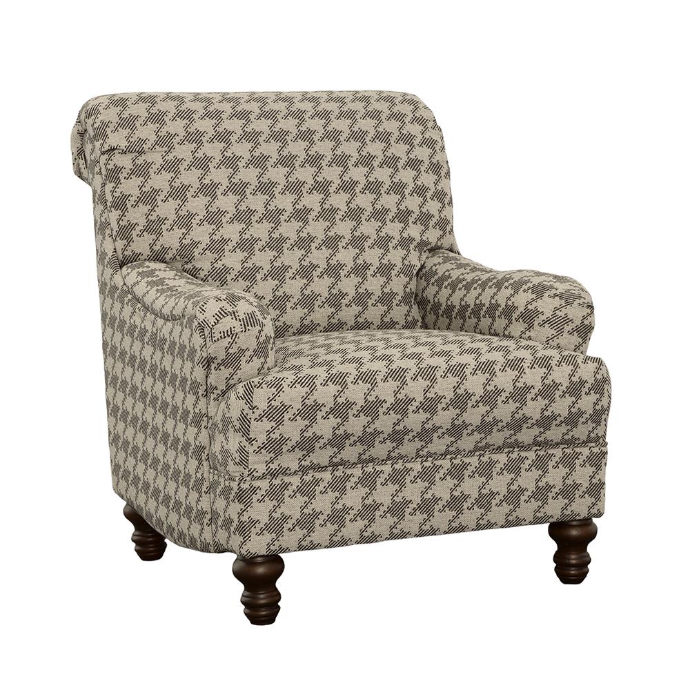 Glenn Gray Upholstered Accent Chair from Coaster - Luna Furniture