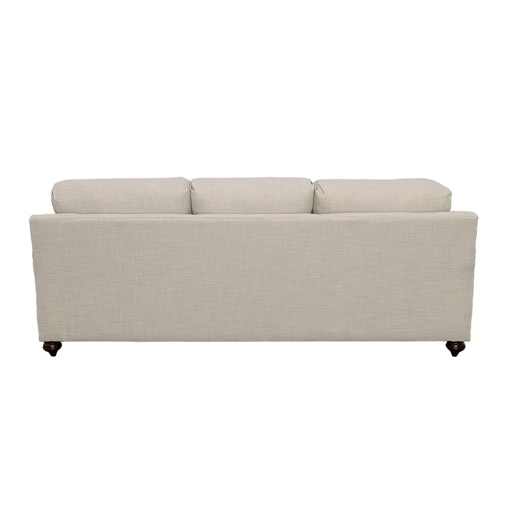 Glenn Light Gray Recessed Arms Sofa from Coaster - Luna Furniture