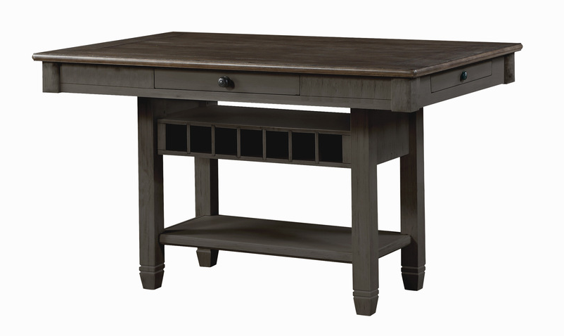 Granby Antique Black Counter Height Table from Homelegance - Luna Furniture