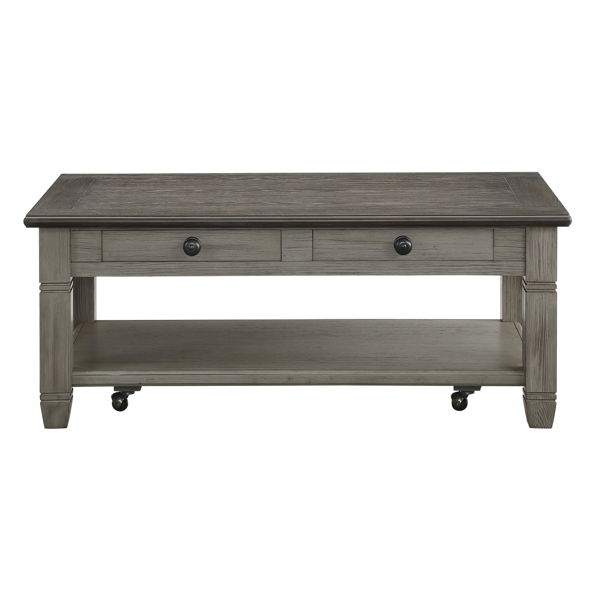 Granby Antique Gray Cocktail Table from Homelegance - Luna Furniture