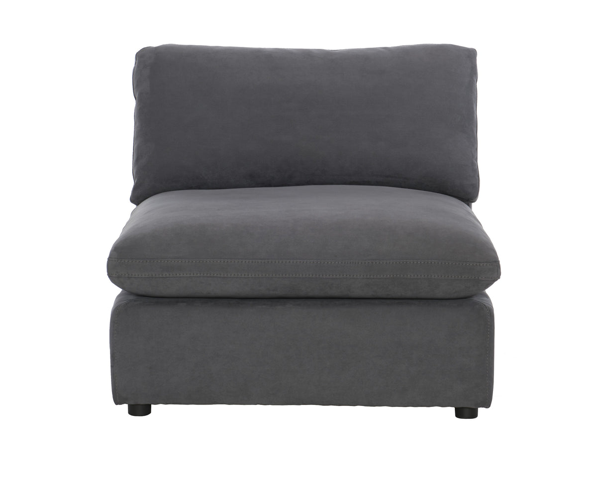Guthrie Gray Armless Chair from Homelegance - Luna Furniture