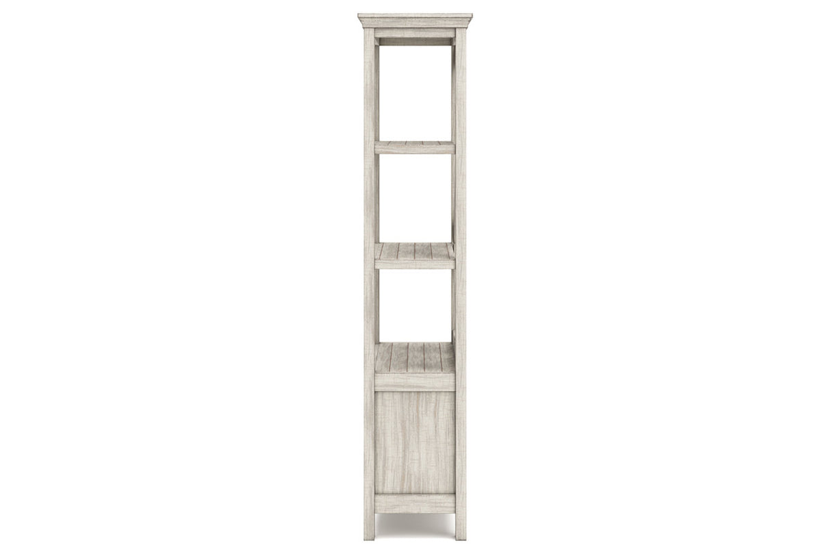 Carynhurst Whitewash 75" Bookcase from Ashley - Luna Furniture
