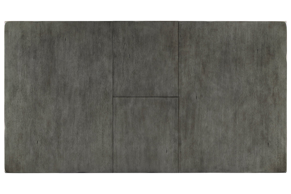 Hallanden Gray Dining Extension Table from Ashley Furniture - Luna Furniture