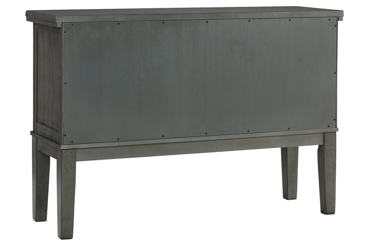 Hallanden Gray Dining Server from Ashley Furniture - Luna Furniture
