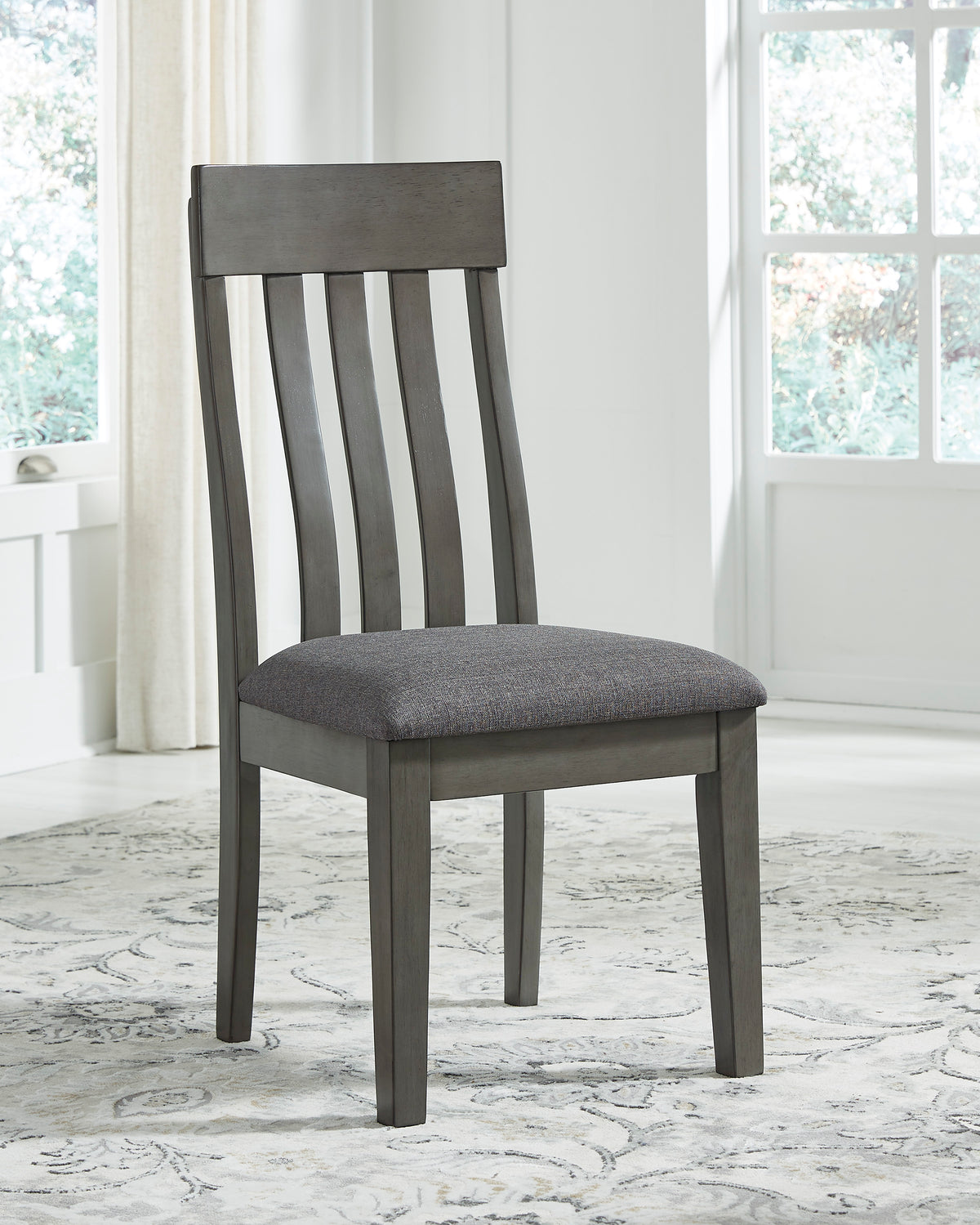 Hallanden Two-tone Gray Extendable Dining Set from Ashley Furniture - Luna Furniture