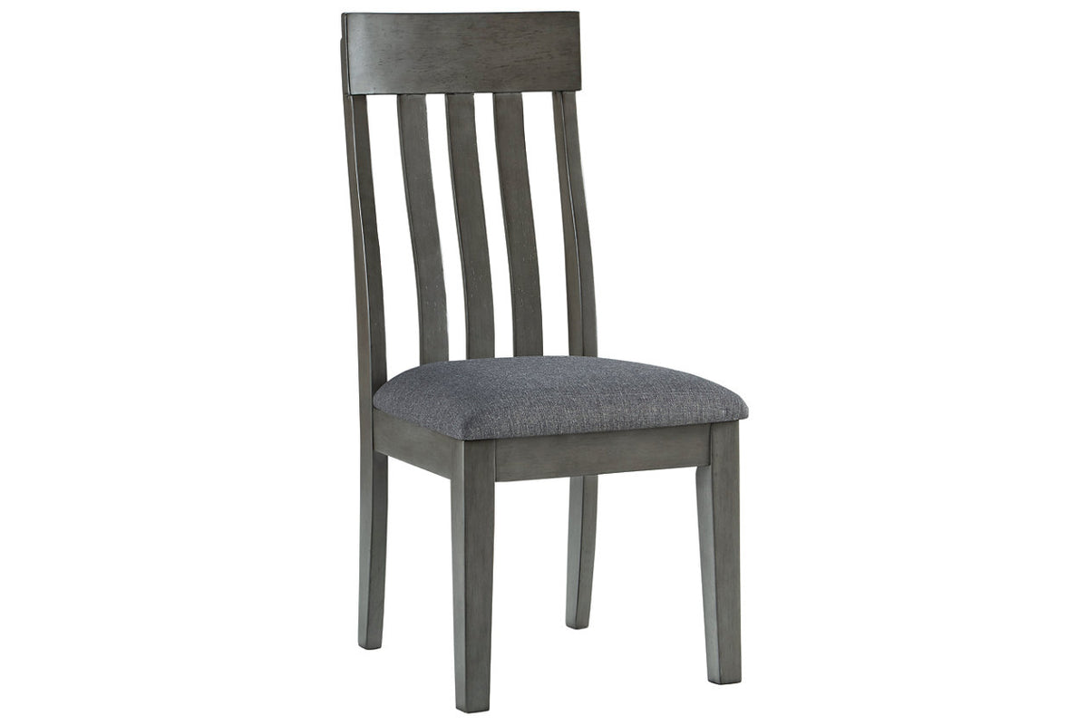 Hallanden Two-tone Gray Dining Chair, Set of 2 from Ashley Furniture - Luna Furniture