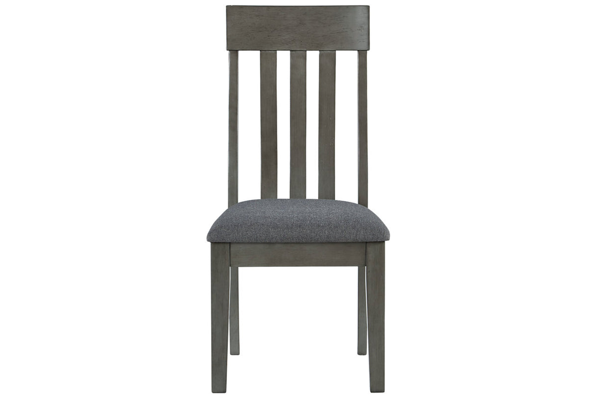 Hallanden Two-tone Gray Dining Chair, Set of 2 from Ashley Furniture - Luna Furniture