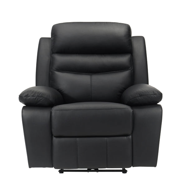 Hancock Black Leather Power Reclining Chair