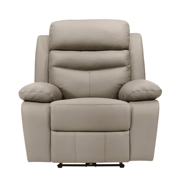 Hancock Latte Leather Power Reclining Chair