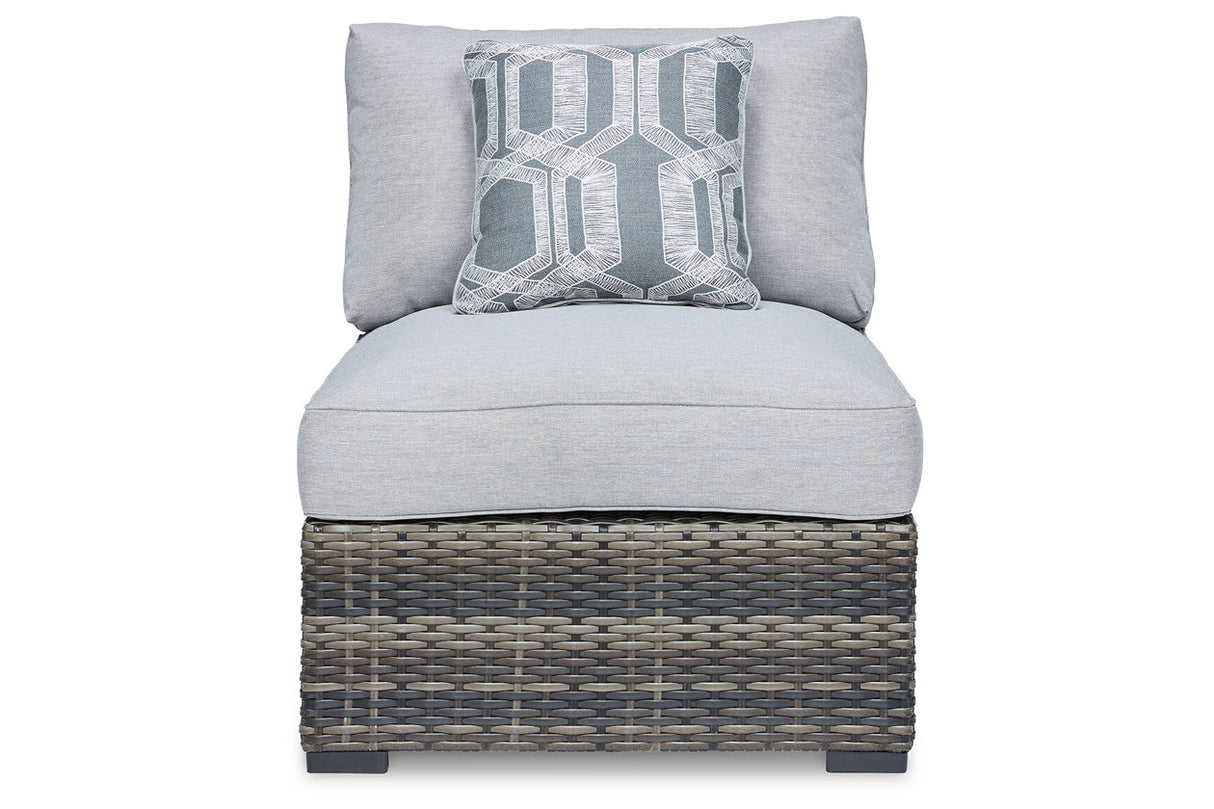 Harbor Court Gray Armless Chair with Cushion from Ashley - Luna Furniture